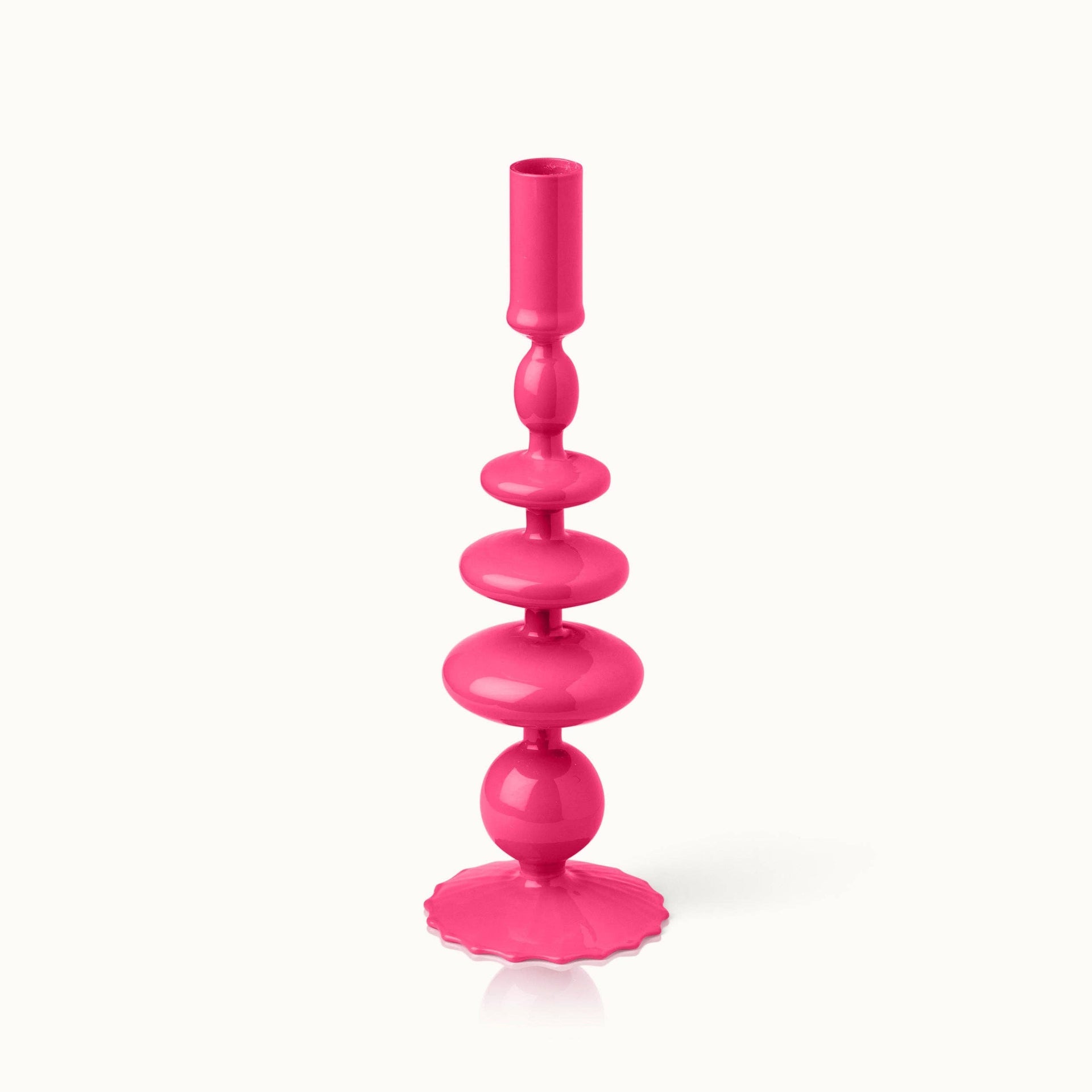 Bougeoir en verre Bubble Barbie