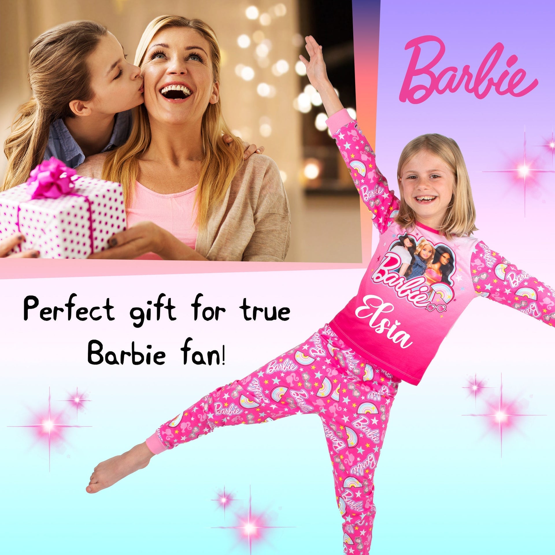 Pyjama – Barbie -rose