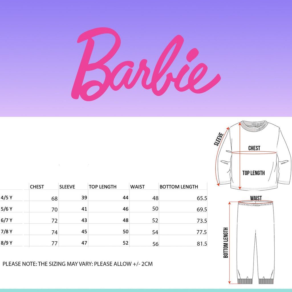 Pyjama – Barbie -rose