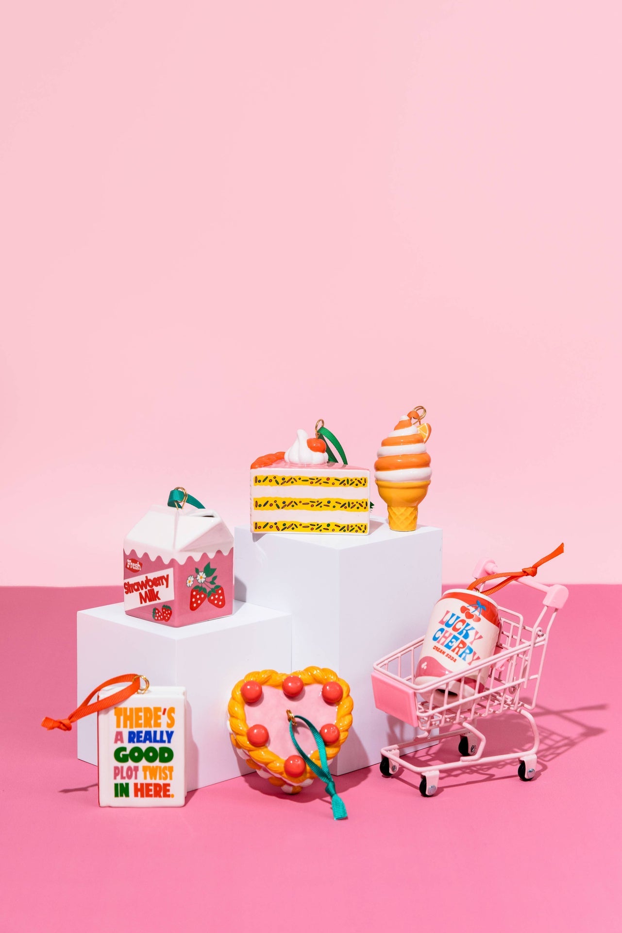 Décoration à suspendre Part de Gâteau