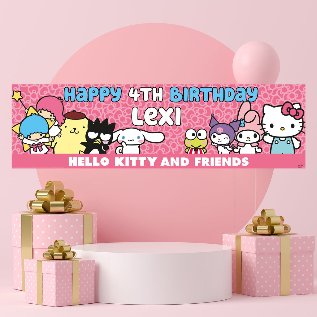 Bannière d’anniversaire – Hello Kitty