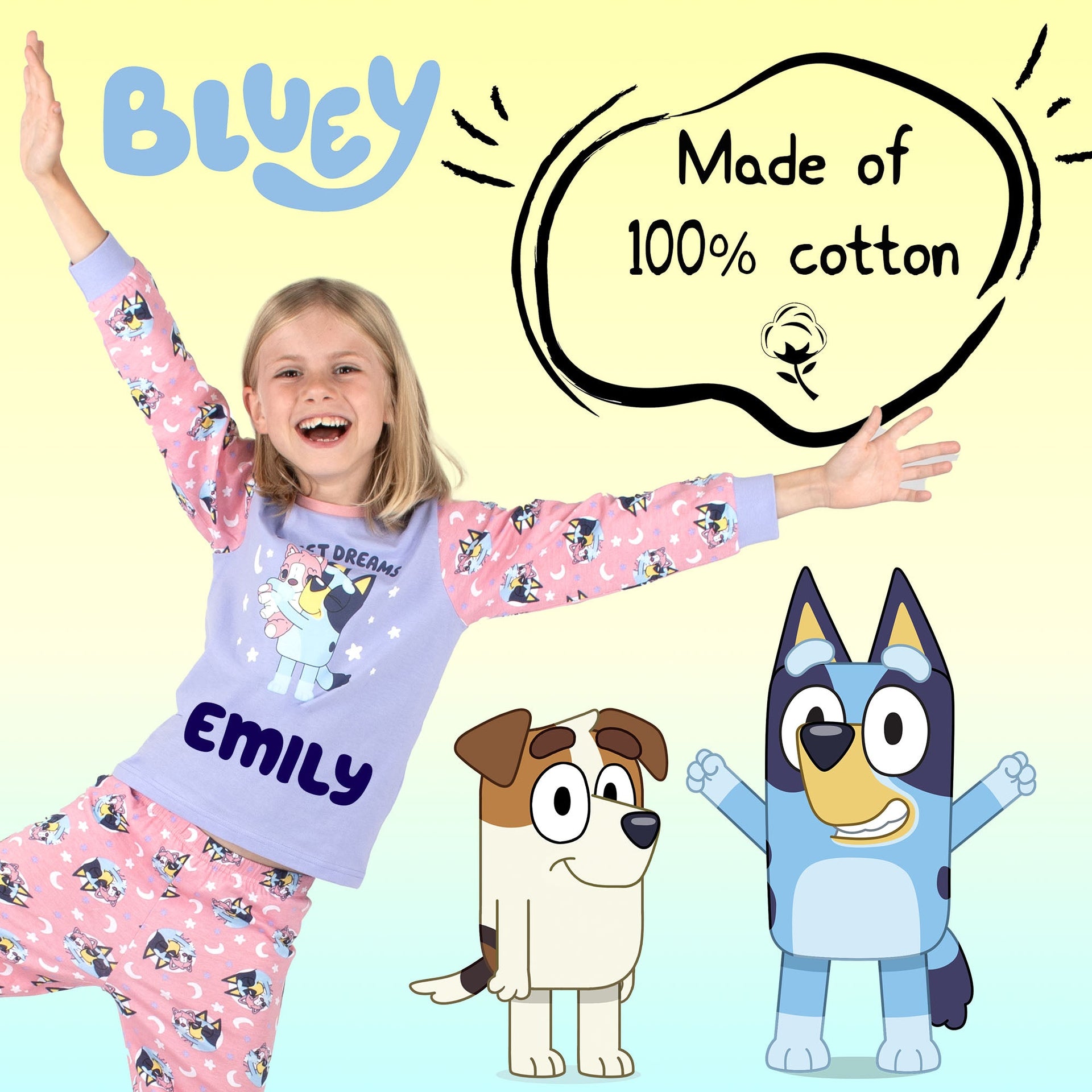 Pyjama – Bluey -violet