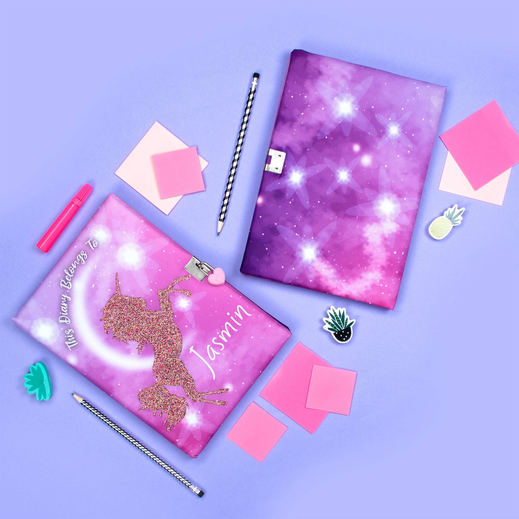 Carnet – pailleté licorne
