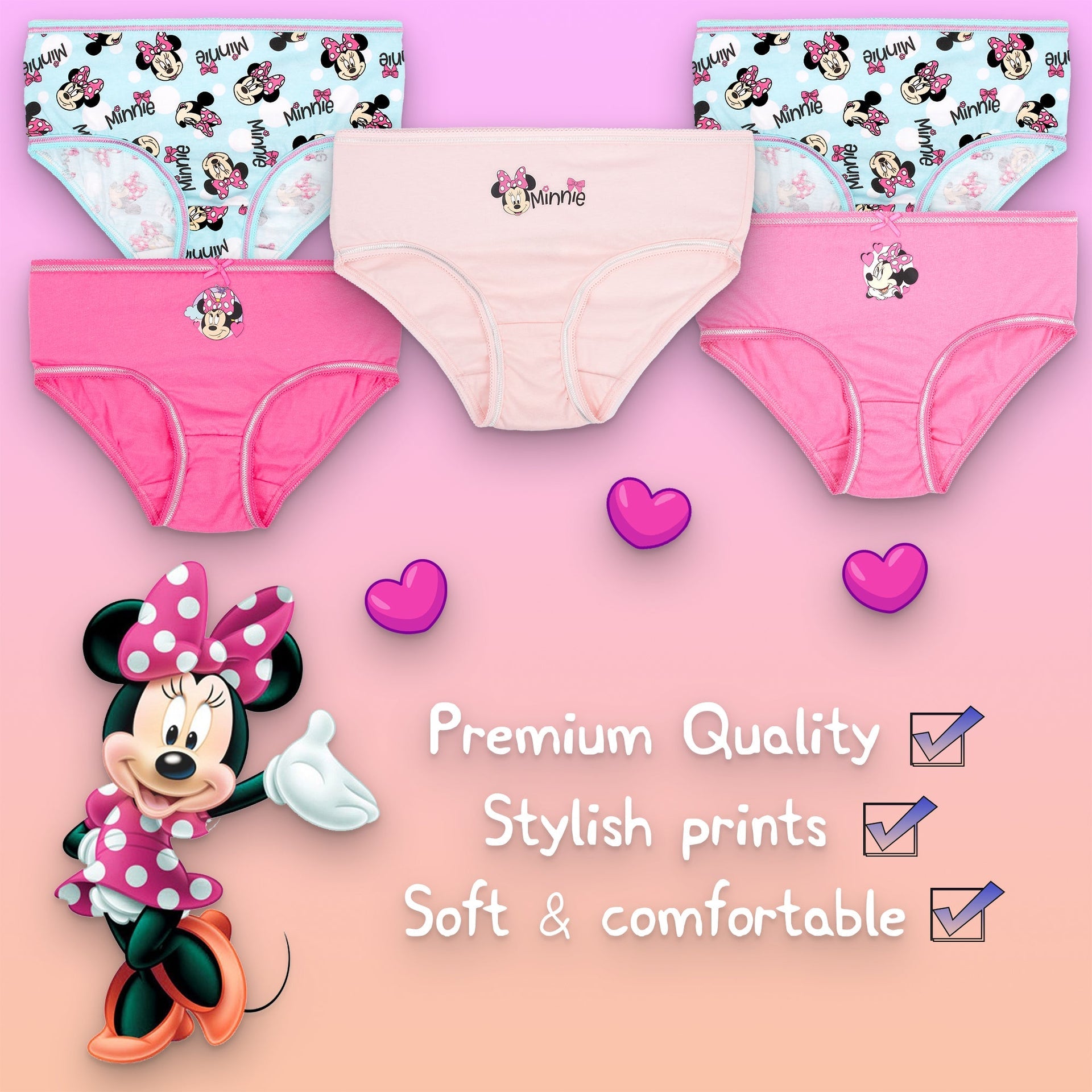Sous-vêtement enfant – Minnie Mouse
