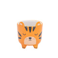 Mini cache-pot tigre sur pieds
