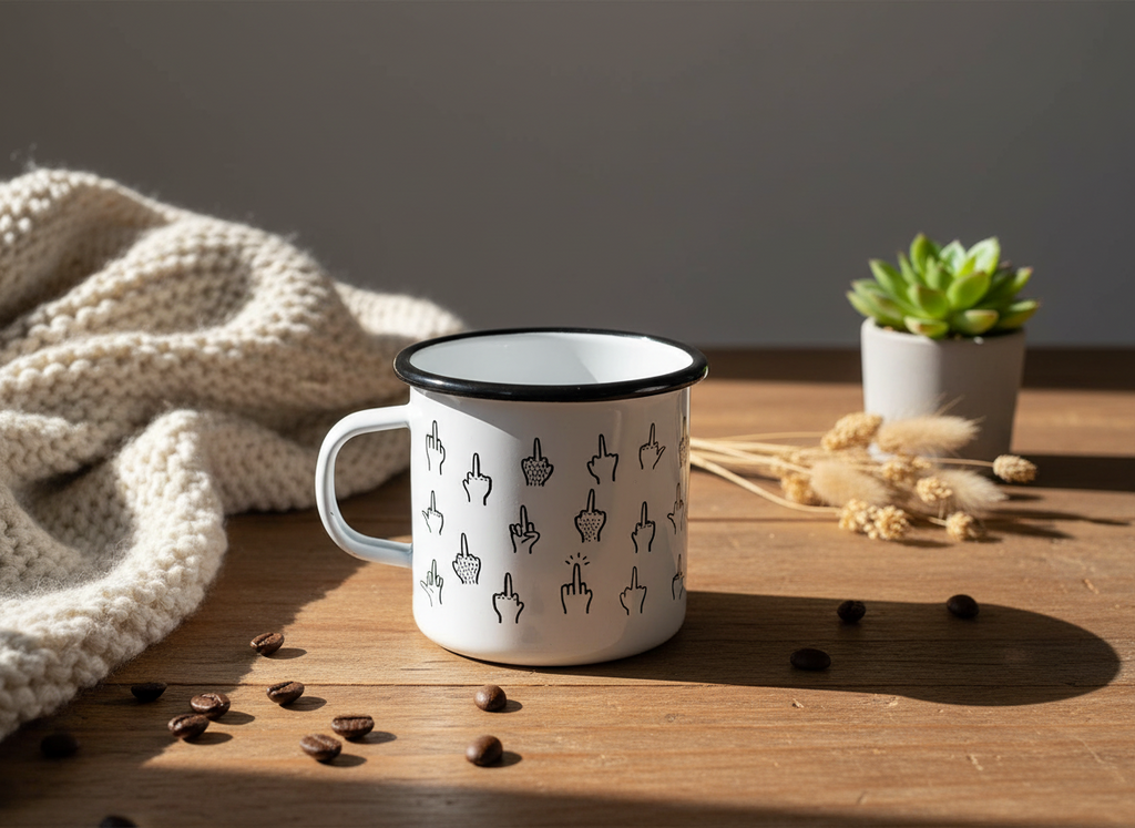 Tazza in smalto - F*&k You