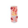 Flower Vase - Pornstar Martini Vase - Ceramic - Pink/Red - 14x12.5x28 cm