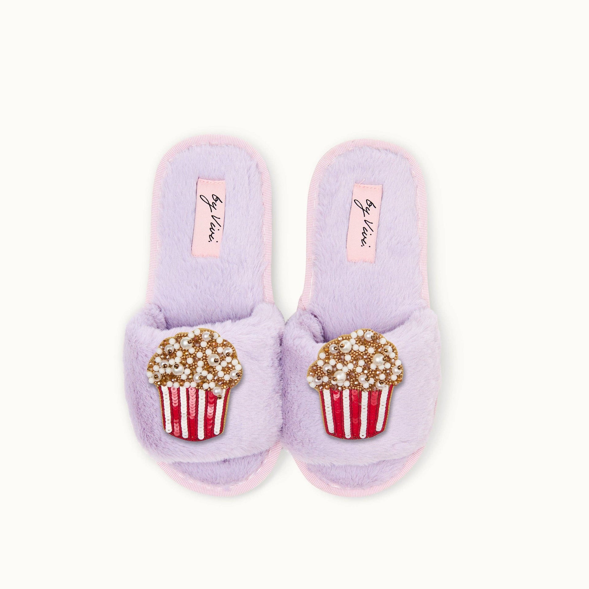 Paire de broches pour Chaussons - Popcorn