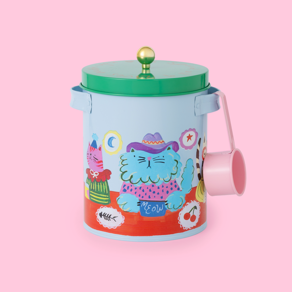 Cool Cat Club Storage Box & Scoop