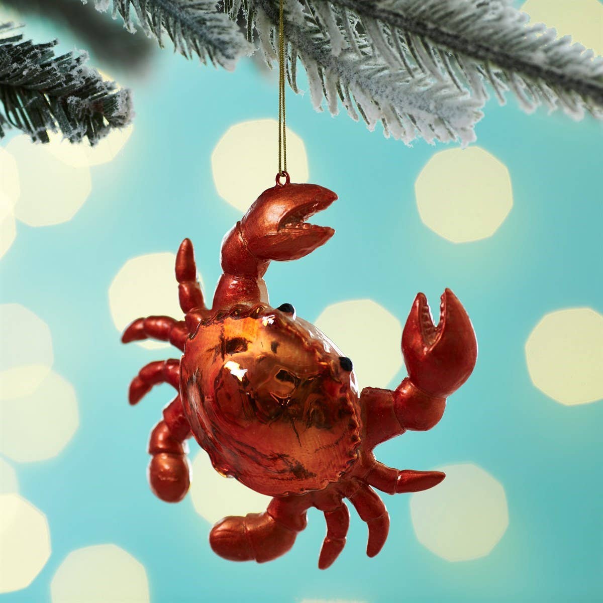 Boule de Noël Crabe rouge
