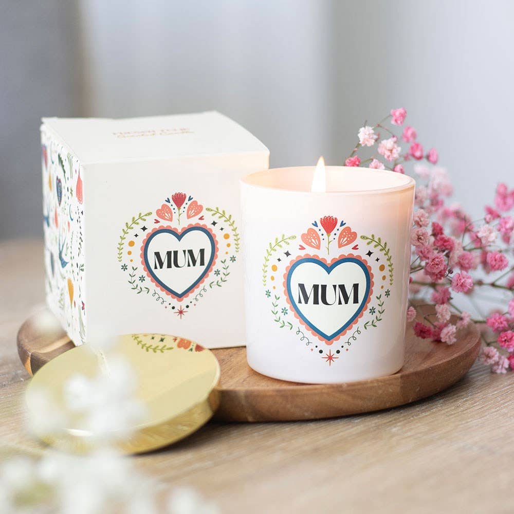 Bougie Fête des Mères Tulipe