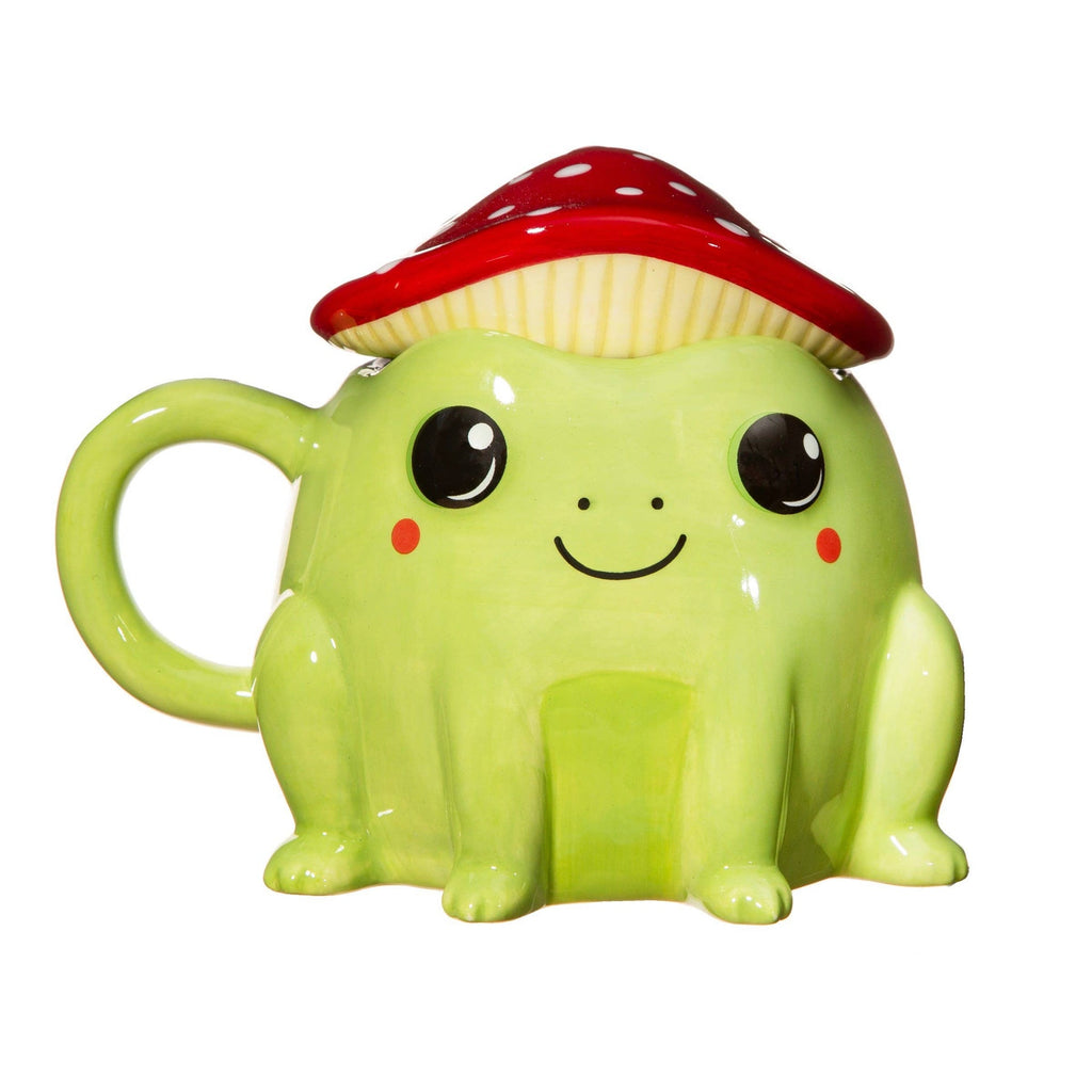 Mug Grenouille avec couvercle Champignon