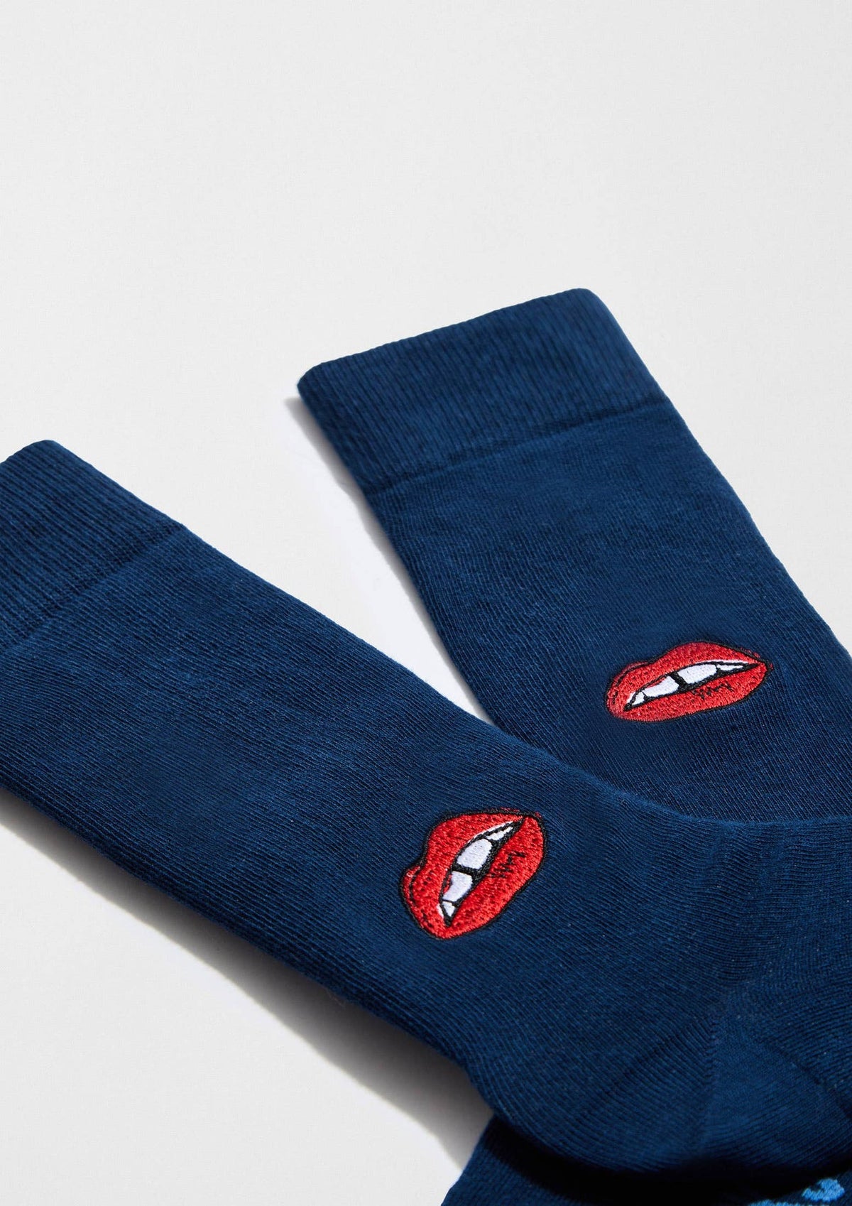 Chaussettes brodées BeLips