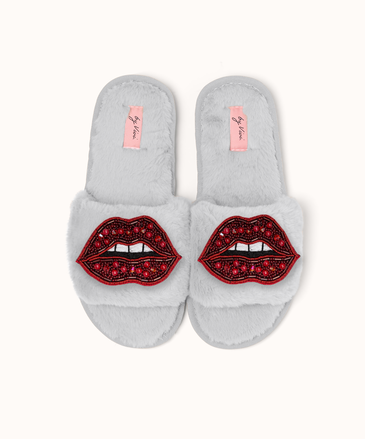 Paire de broches pour Chaussons - Lèvres