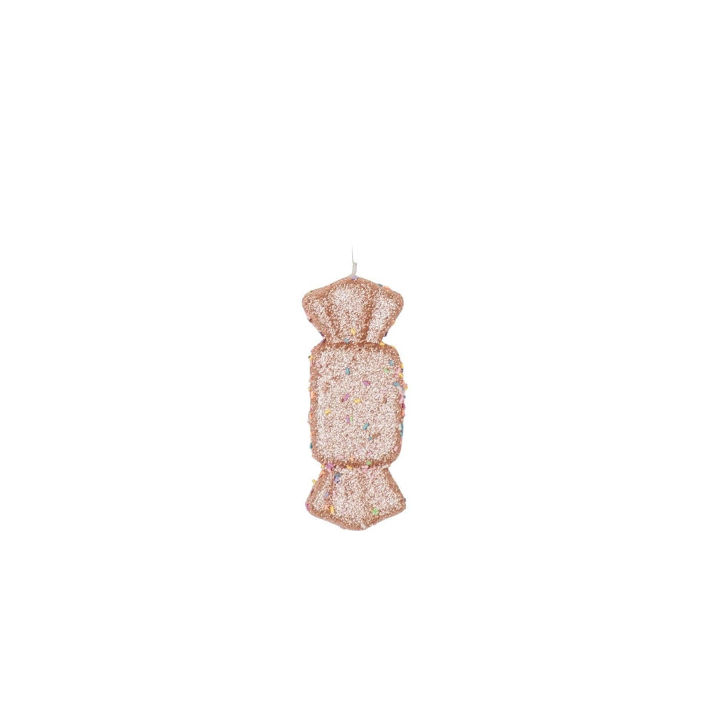 Ganci di Natale - 3 caramelle di gomma al mou, marrone/Disco Dip - S3-5.5x