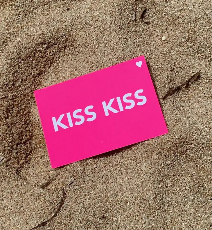 Carte Fluo Kiss Kiss