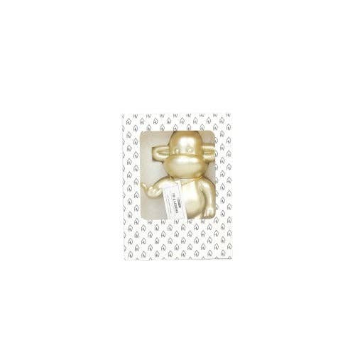 Ornamento - Statuetta Scimmia Hang Loose "La Leggenda" - Poliresina - Oro - 11x7x19cm
