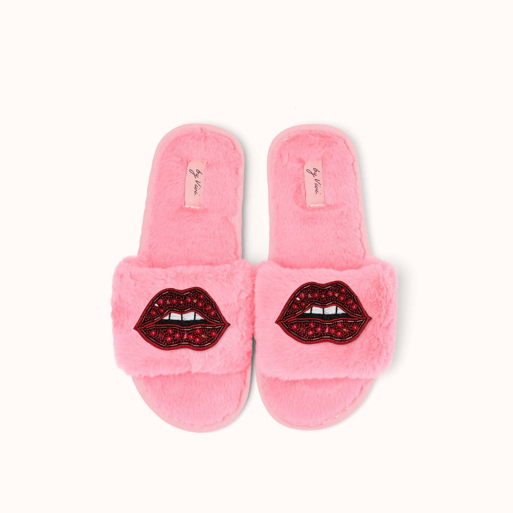 Paire de broches pour Chaussons - Lèvres