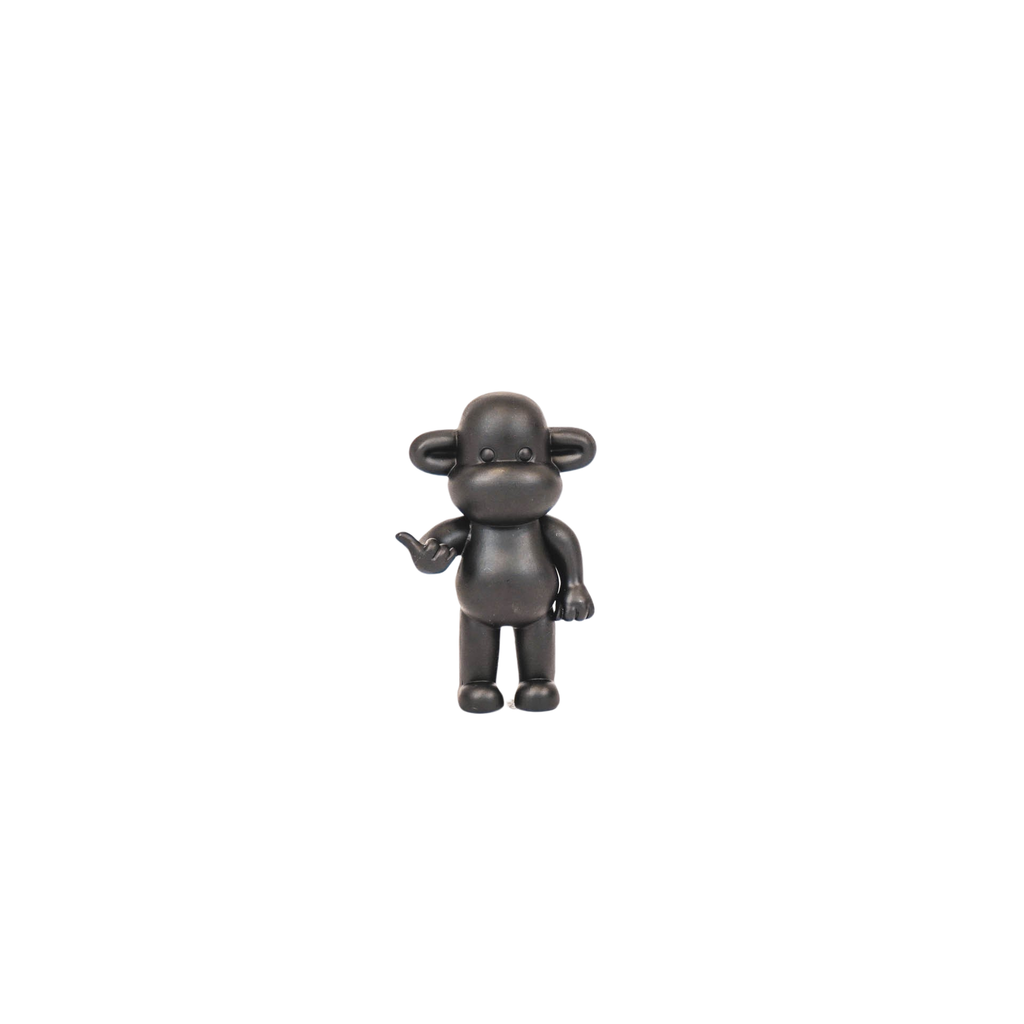 Statuetta Scimmia Hang Loose "La Leggenda" - Nero S