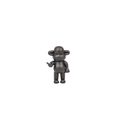 Statuetta Scimmia Hang Loose "La Leggenda" - Nero S