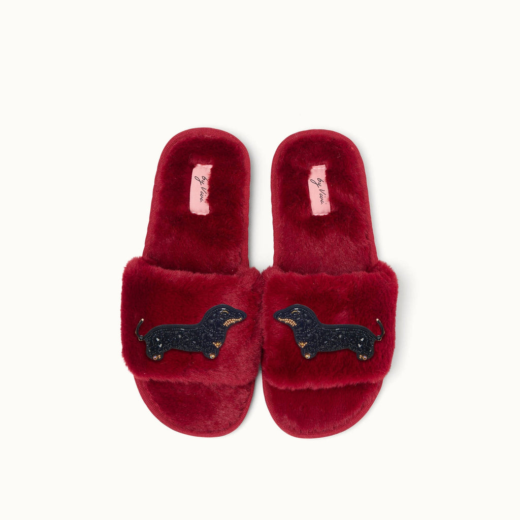 Paire de broches pour Chaussons - Teckel