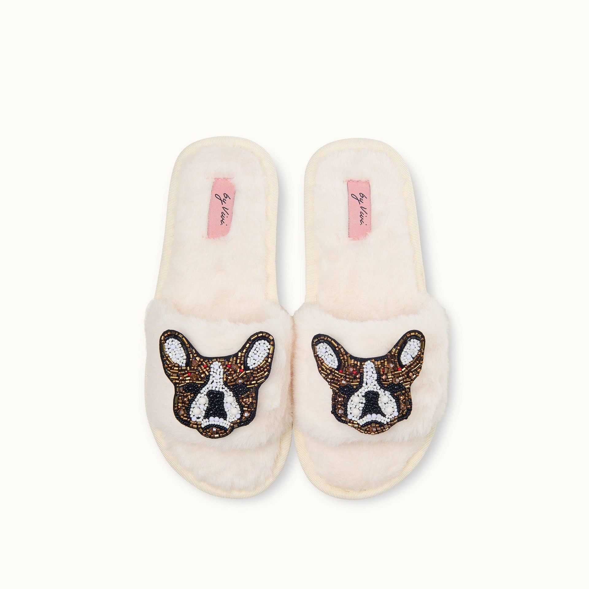 Paire de broches pour Chaussons - Bouledogue français