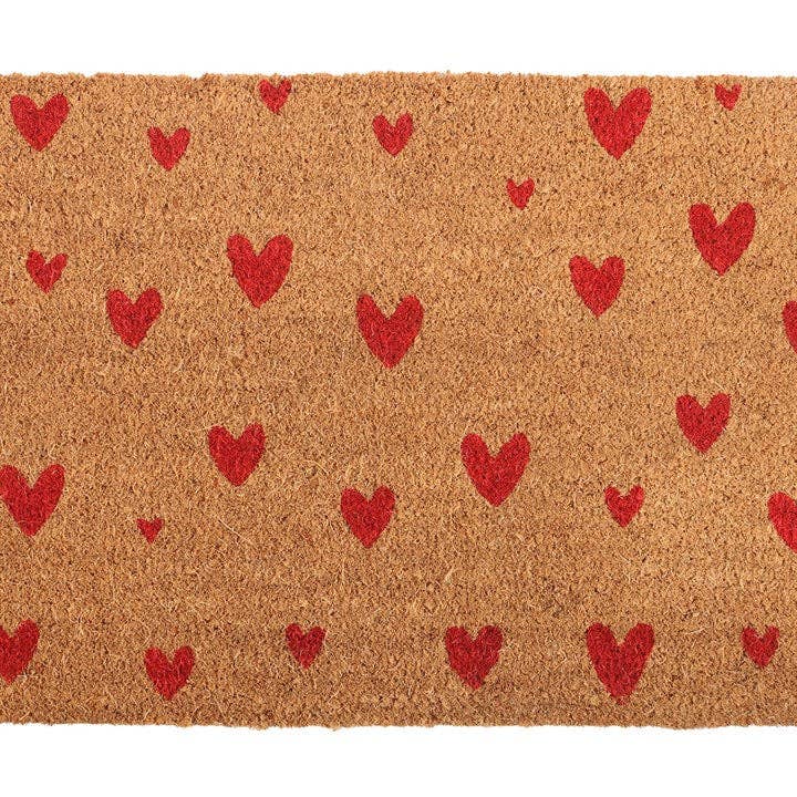 Paillasson Cœurs d'Amour Rouges