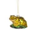 Boule de Noël Grenouille sur feuille