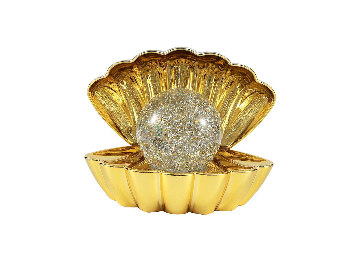 Lampe Coquillage Dorée