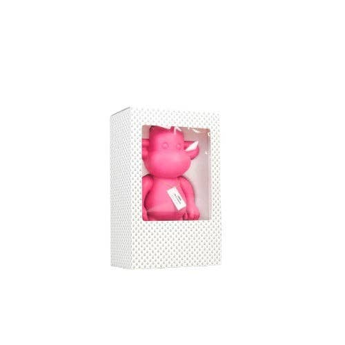 Ornamento - Statuetta Scimmia "La Leggenda" - Resina - Rosa - 33x21x50cm