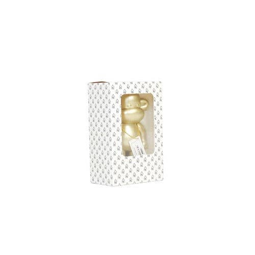 Ornamento - Statuetta Scimmia 'La Leggenda' - Resina - Oro - 11x7x19cm
