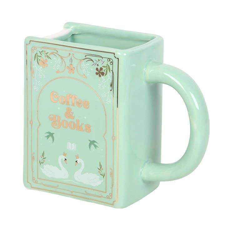 Tazza a Forma di Libro – Caffè e Libri