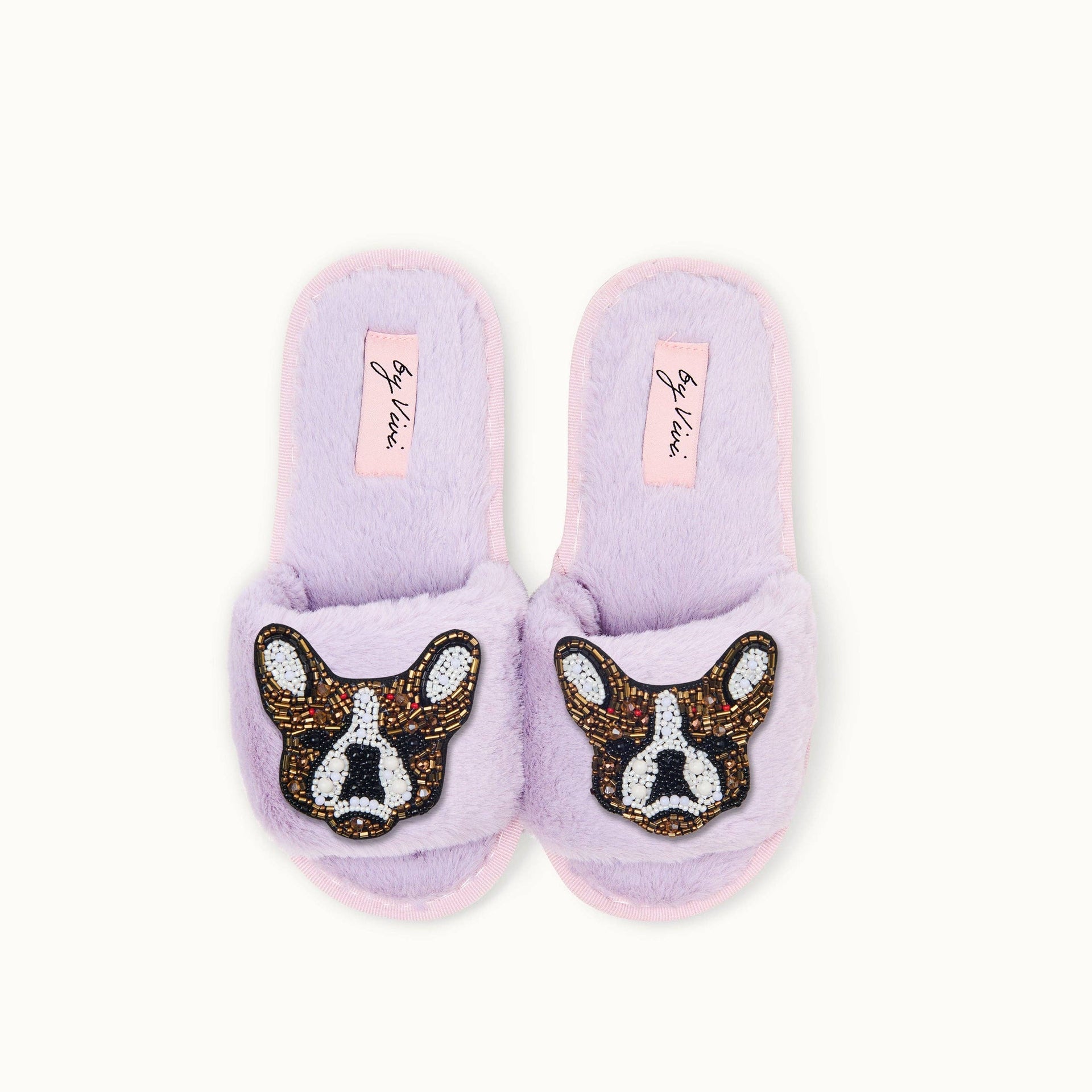 Paire de broches pour Chaussons - Bouledogue français