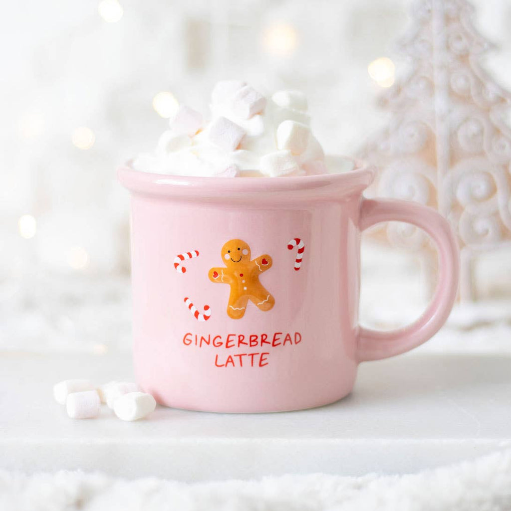 Tazza di Natale Pan di zenzero Rosa