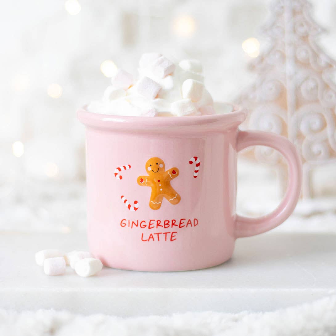 Tazza di Natale Pan di zenzero Rosa
