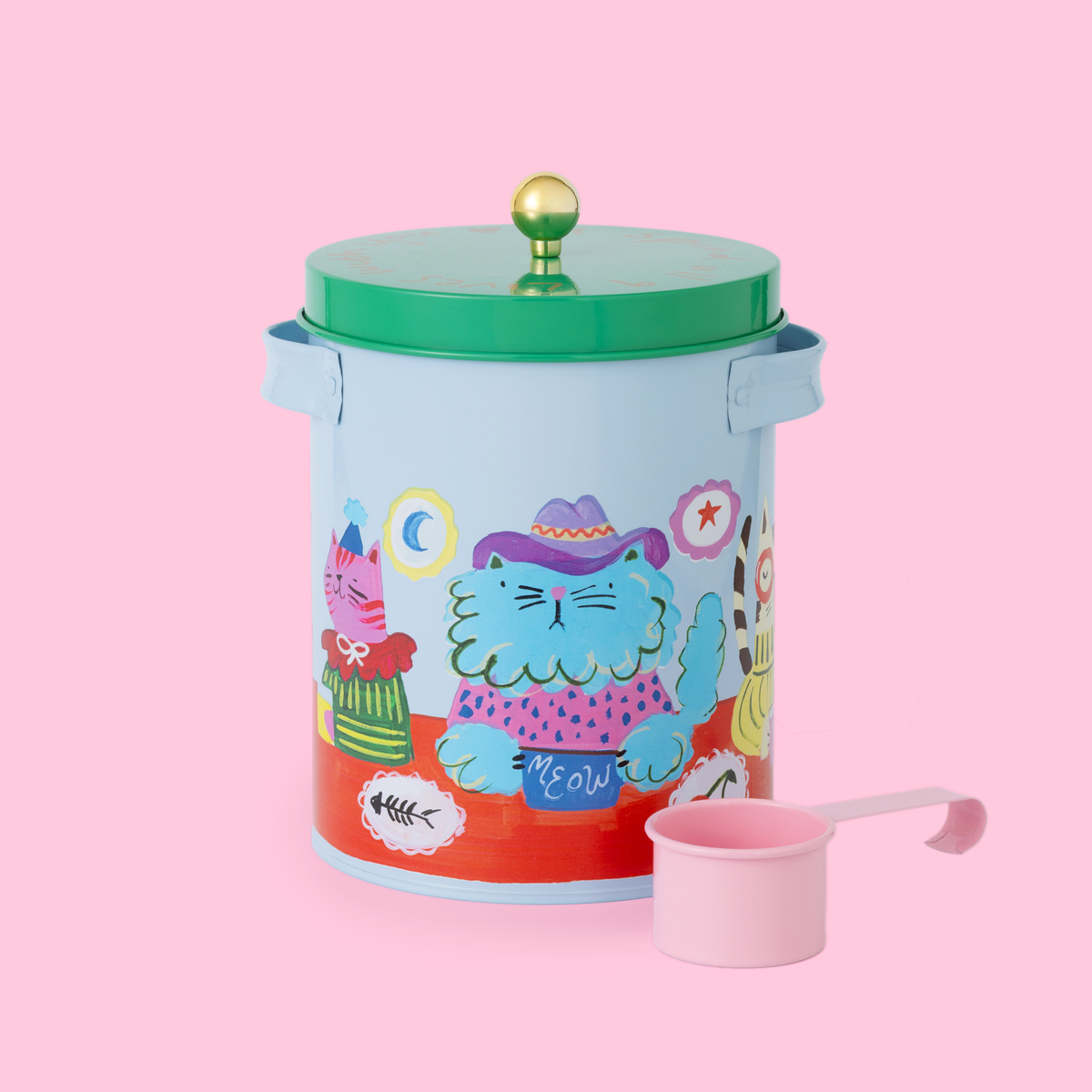 Cool Cat Club Storage Box & Scoop