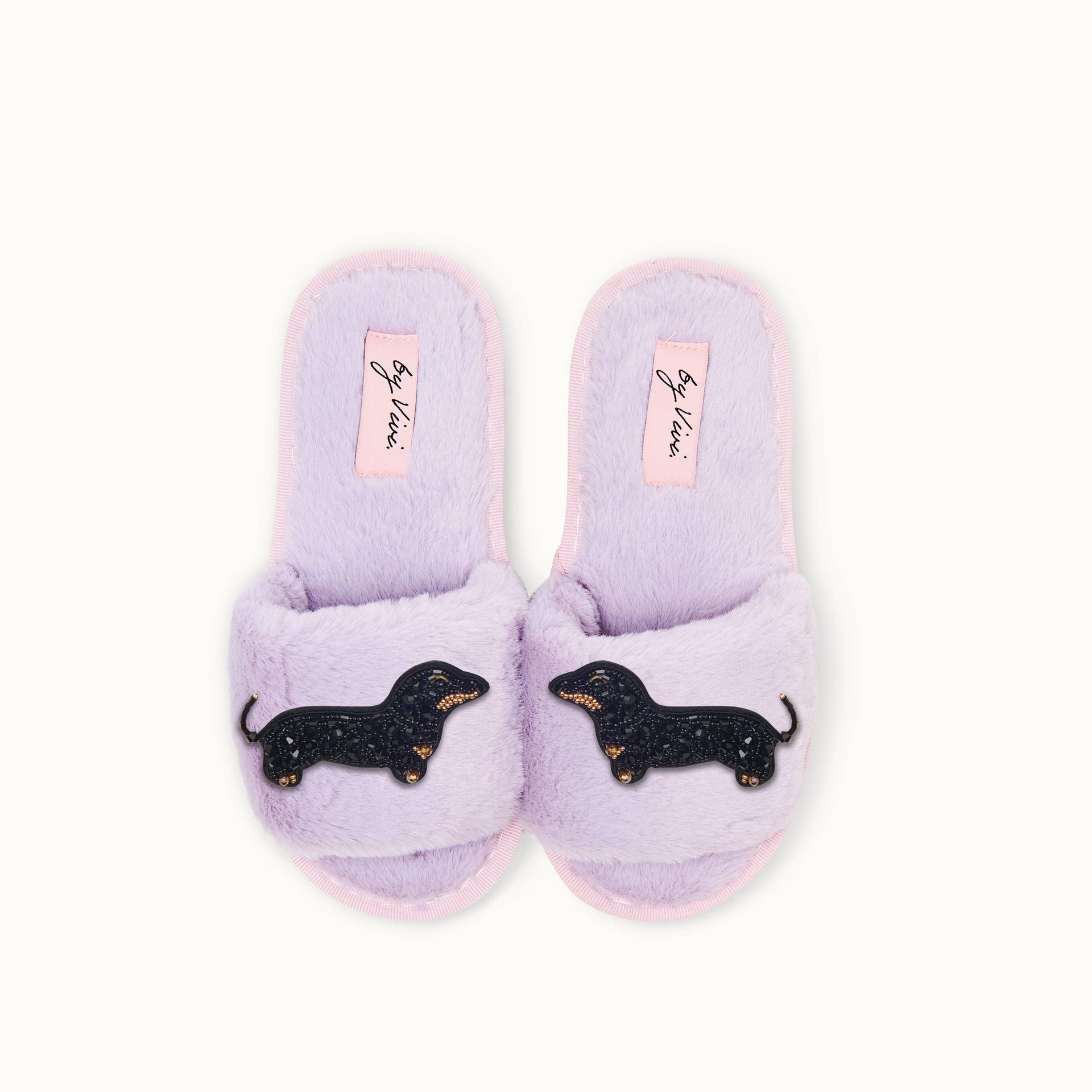Paire de broches pour Chaussons - Teckel