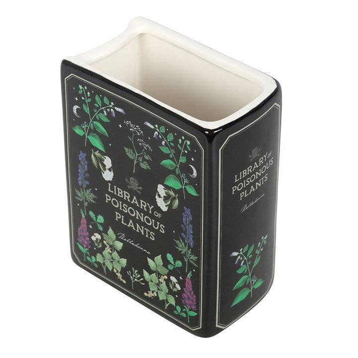 Vase en Forme de Livre - Botanique Gothique de plantes vénéneuses