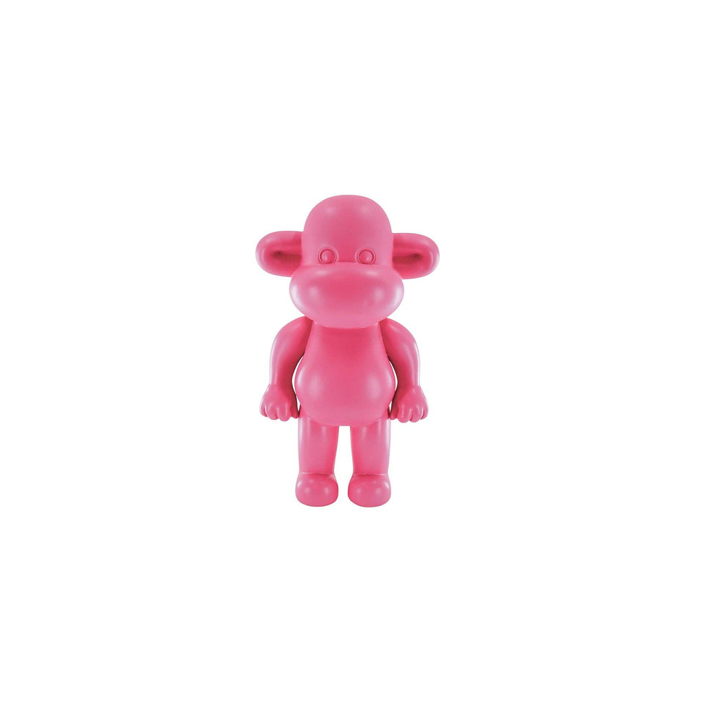 Ornamento - Statuetta Scimmia "La Leggenda" - Resina - Rosa - 33x21x50cm