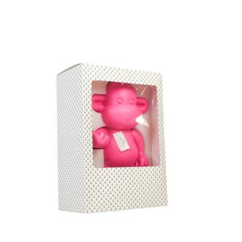 Ornament - Hanging Loose Monkey Figurine 'The Legend' - Poly resin - Pink - 33x21x50cm