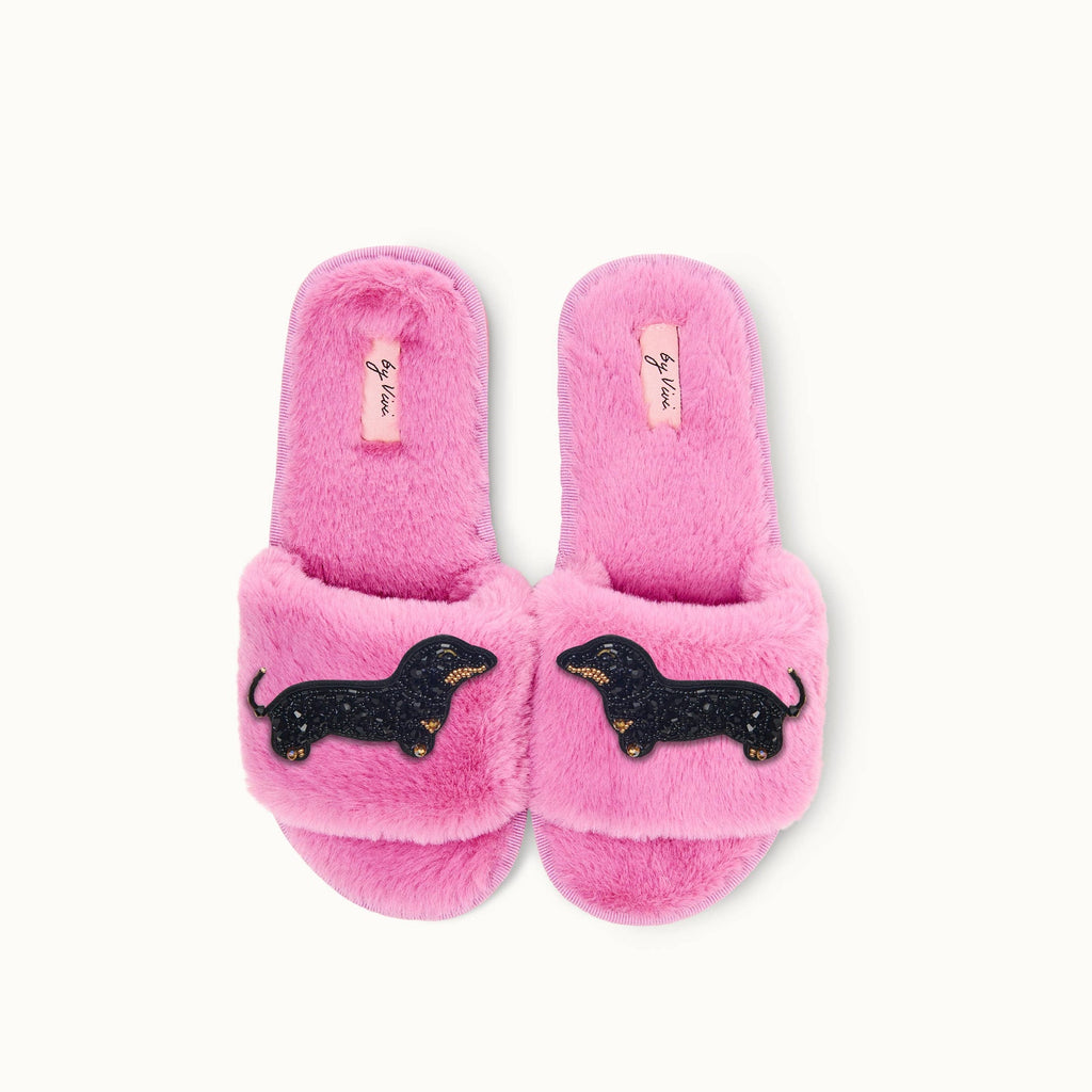 Paire de broches pour Chaussons - Teckel