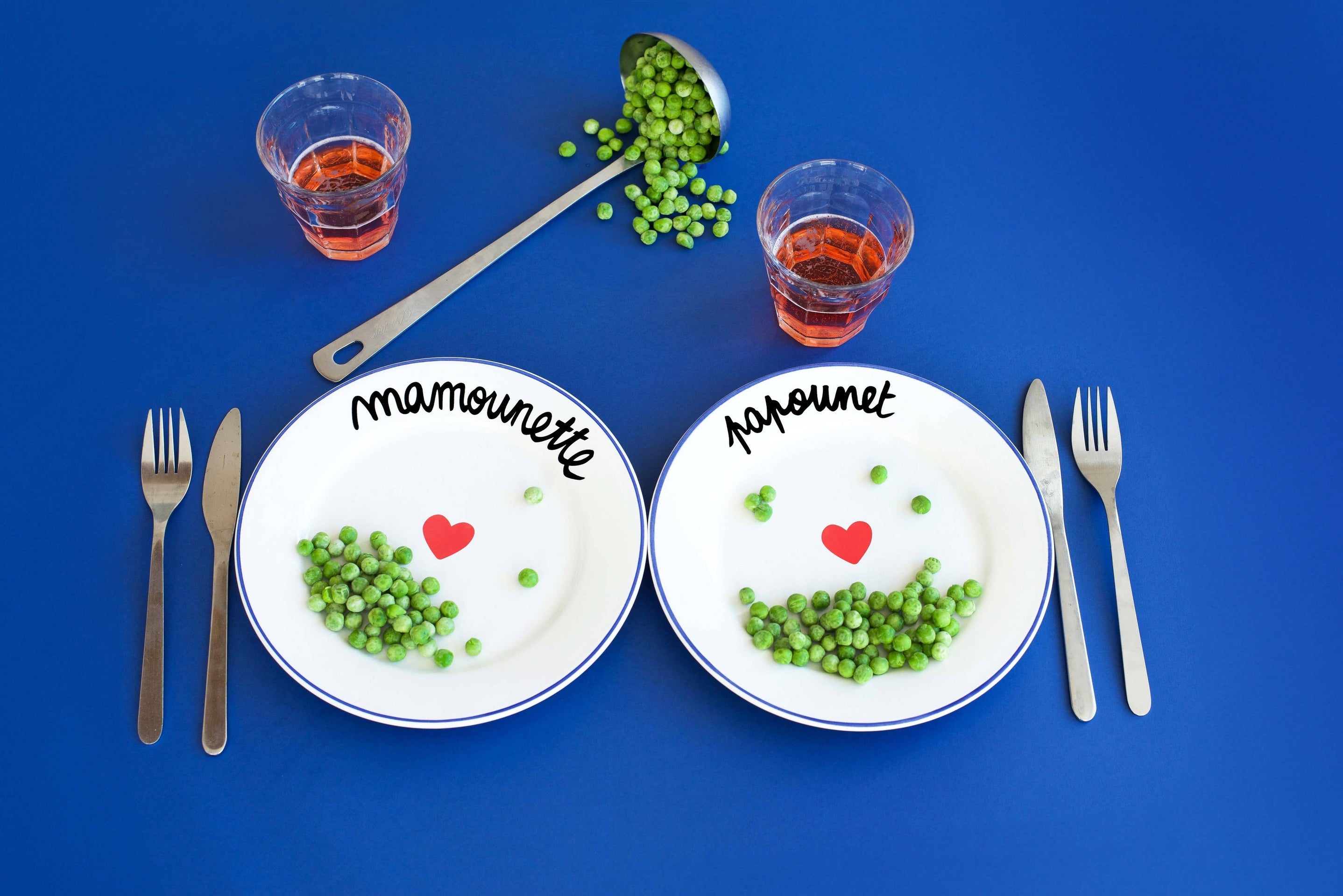 Assiette LA FAMILLE S'ÉCLATE - Mamounette