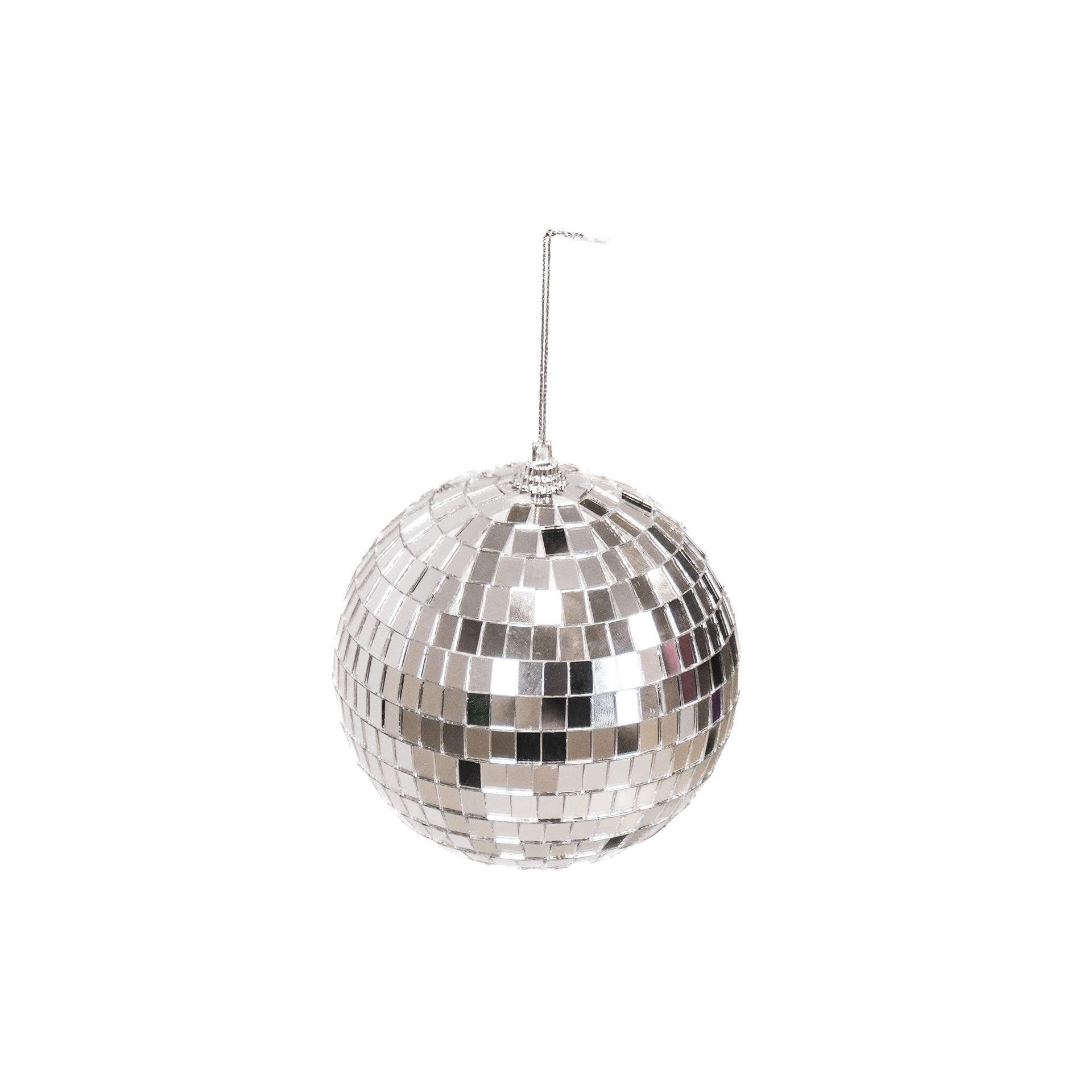 Boule de Noël Disco Argent - 8cm