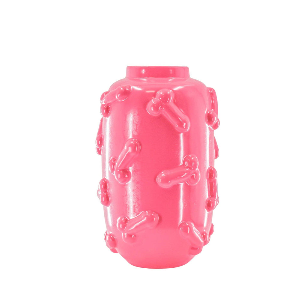 Vaso - Dick - Ceramica - Rosa - 17x17x27cm