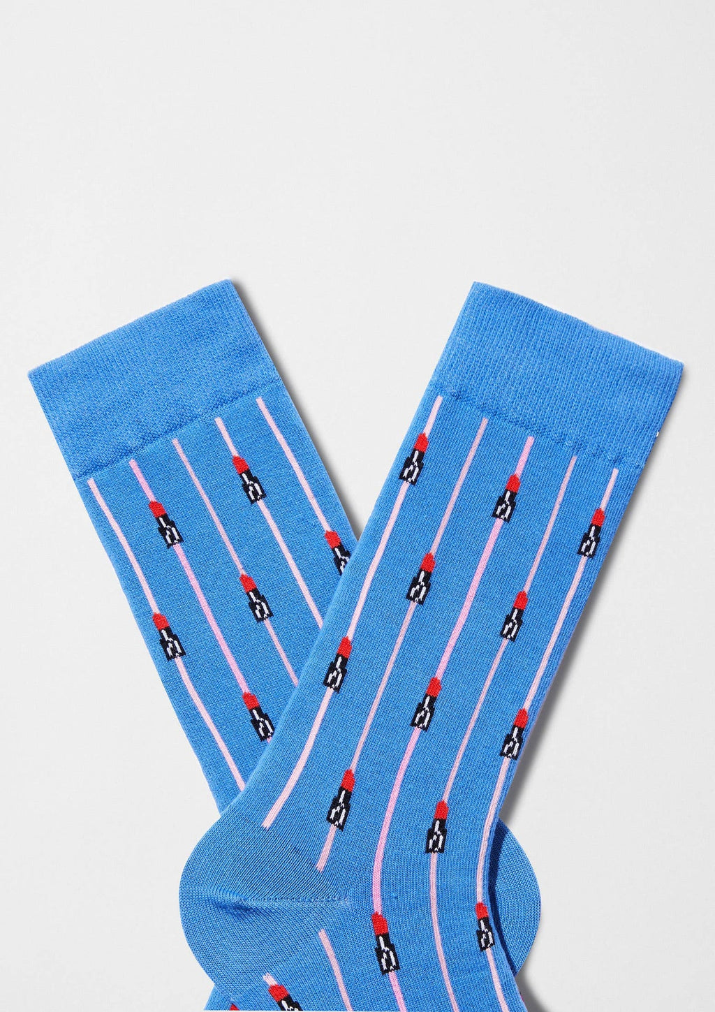 Chaussettes BeEmilyInParis Rouge à lèvres