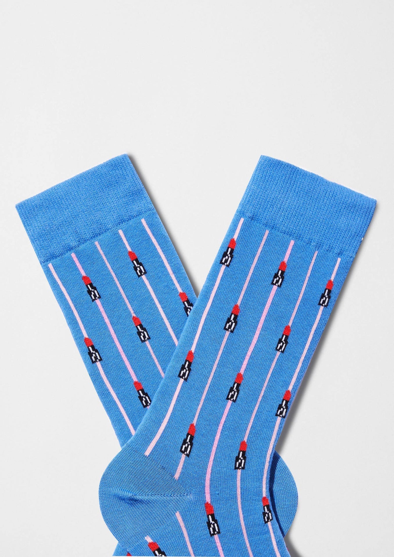Chaussettes BeEmilyInParis Rouge à lèvres