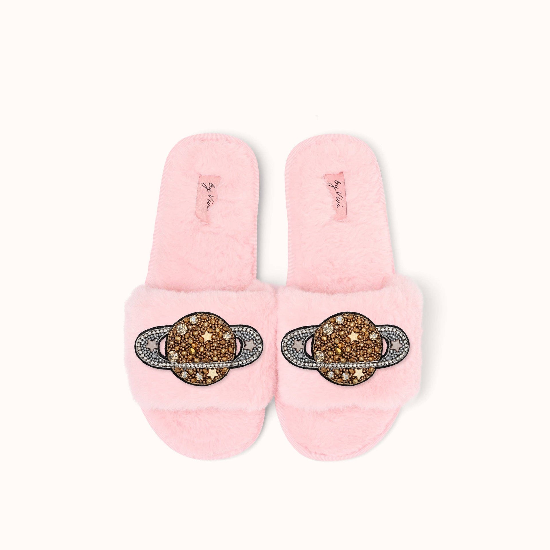 Paire de broches pour Chaussons - Saturne