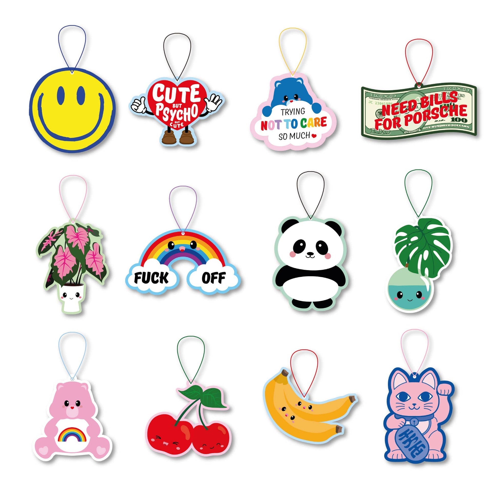 Lucky Cat Air Freshener – Sakura Scent