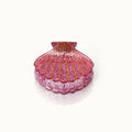 Pince à cheveux Coquillage rose pailleté