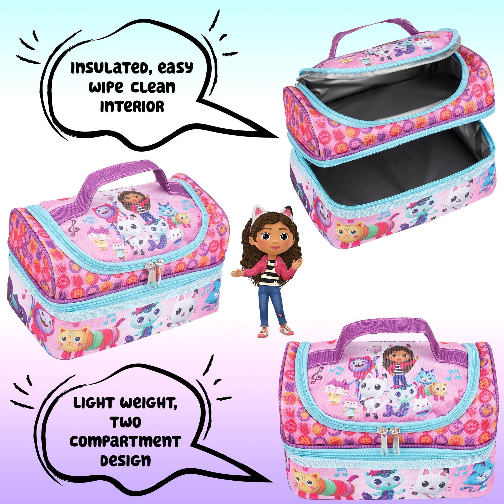 Sac repas – Gabby's Doll House Multi